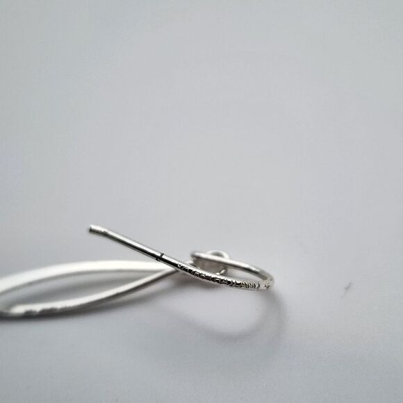 International Bullion Brokers Sterling Silver Dangling Earrings - Picture 4 of 4